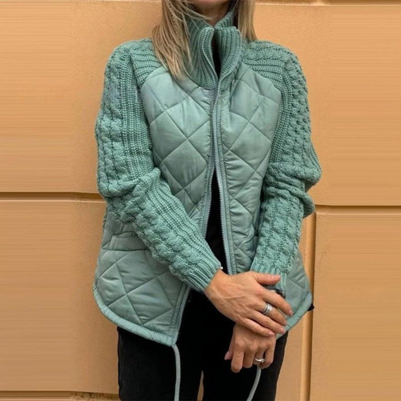Rossella | Jachetă Tricotată Patchwork