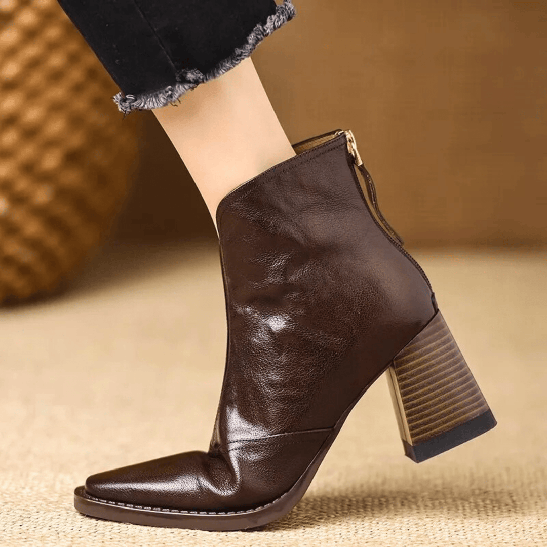 Claudia | Botine de Lux cu Toc Mediu
